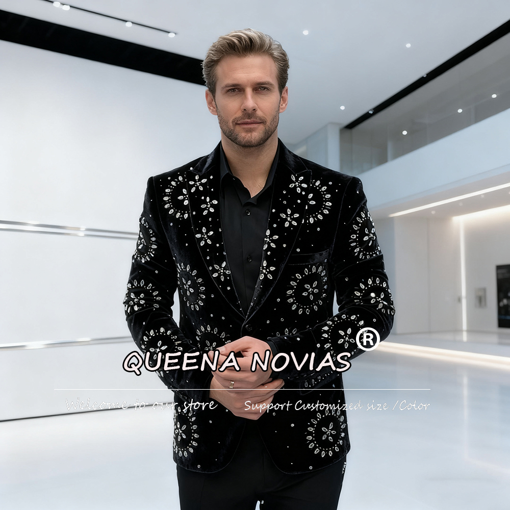 Men'S Formal Dinner Wear - Luksusowe garnitury męskie z diamentami na