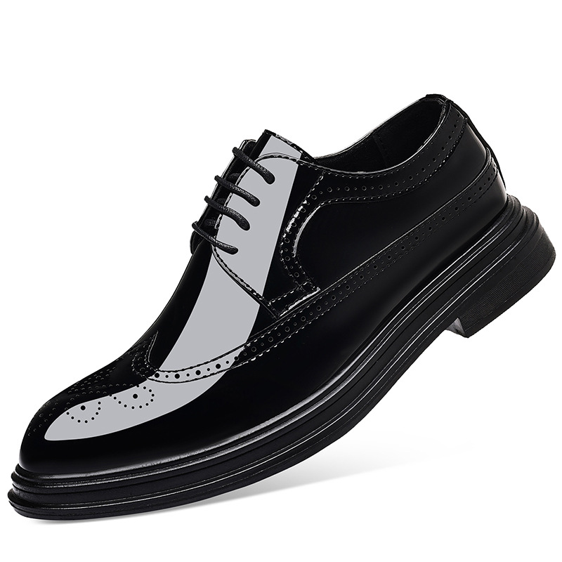 Męskie lakierowane buty wizyto – Patent Leather Oxford recenzja i cena