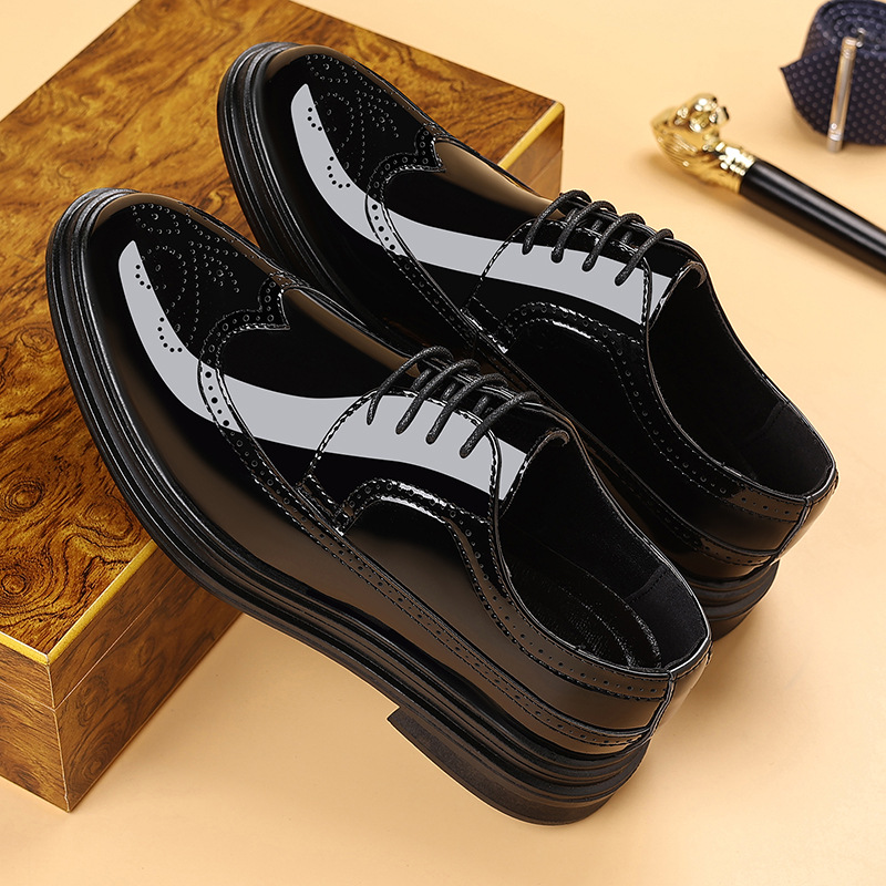 Męskie lakierowane buty wizyto – Patent Leather Oxford recenzja i cena