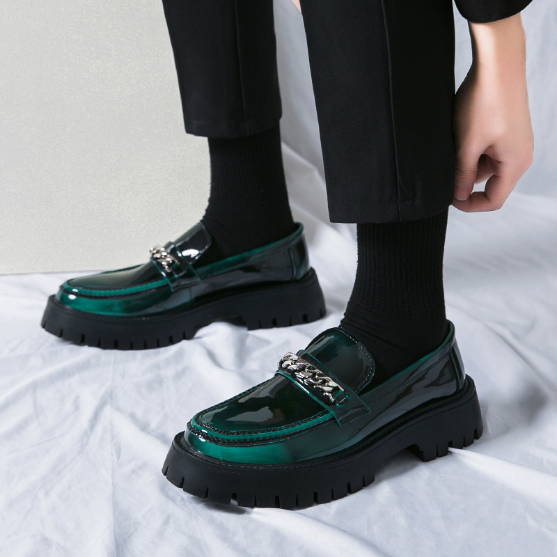 STRONGSHEN męskie skórzane but – Patent Leather Oxford recenzja i cena