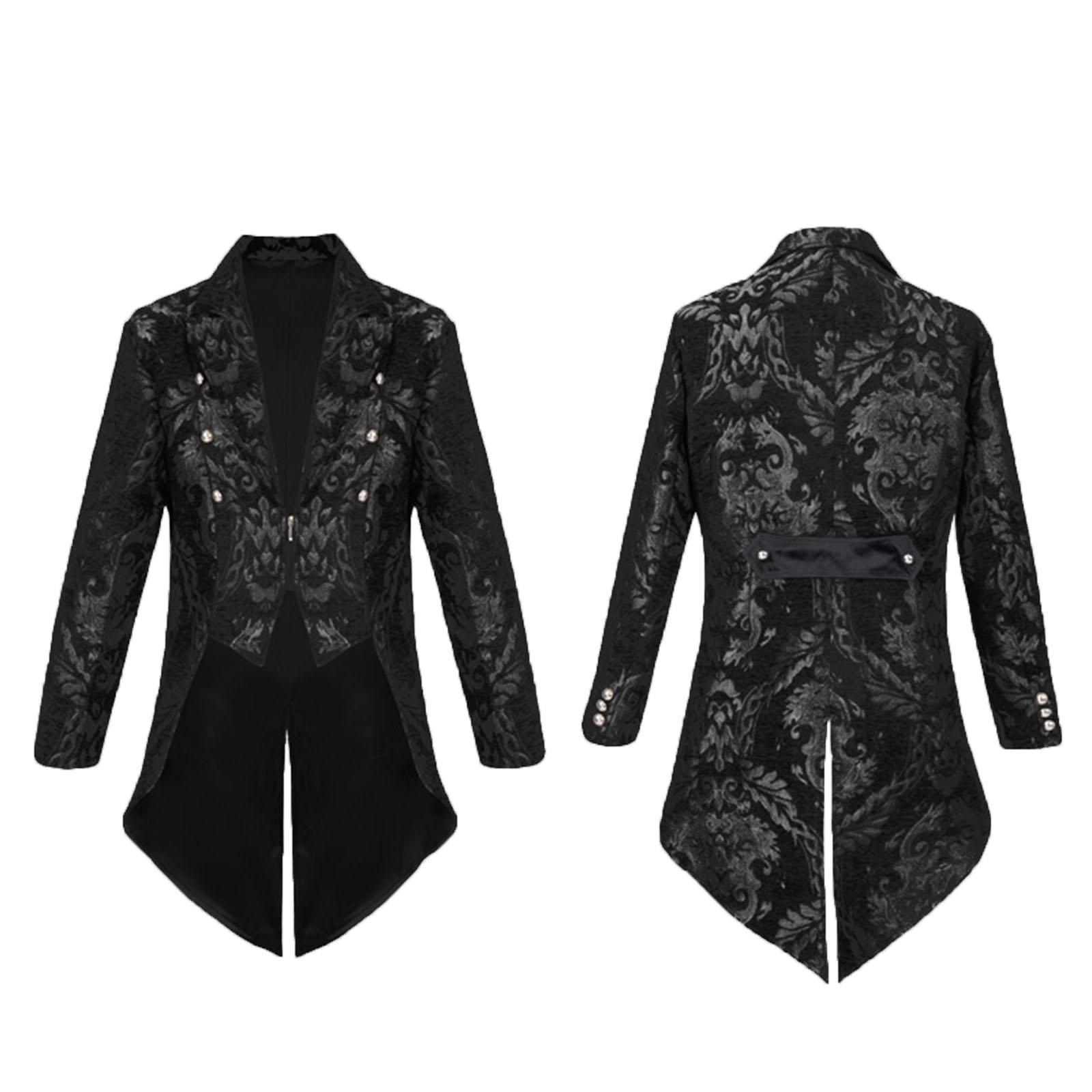 Męski frak średniowieczny Stea – Men'S Gothic Formal Wear recenzja i cena