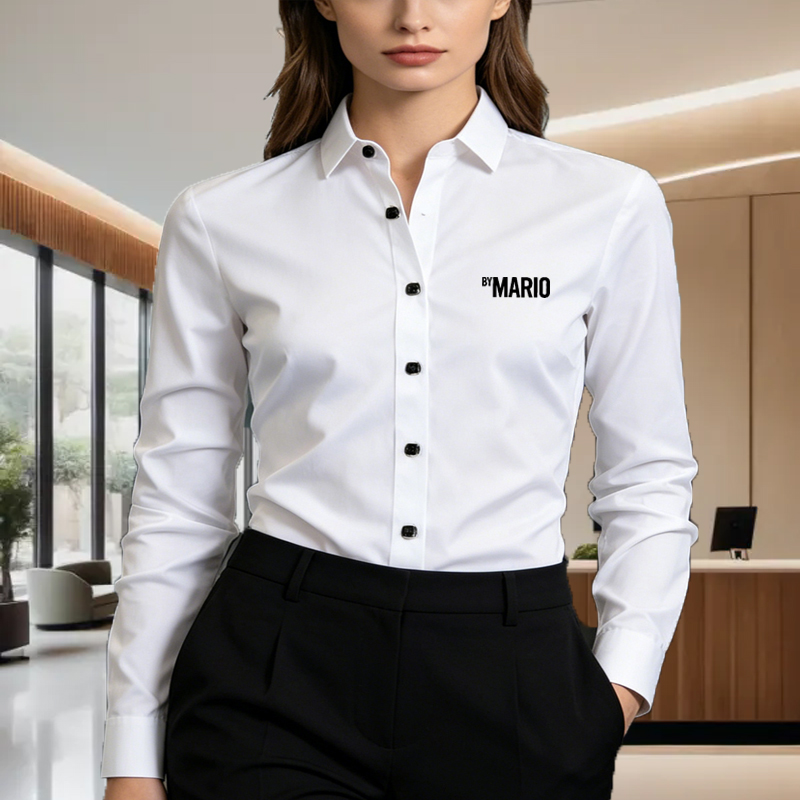 Koszula biznesowa unisex slim  – Men Formal Office Wear Shirts recenzja i cena