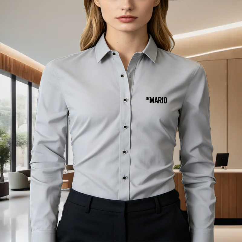 Koszula biznesowa unisex slim  – Men Formal Office Wear Shirts recenzja i cena