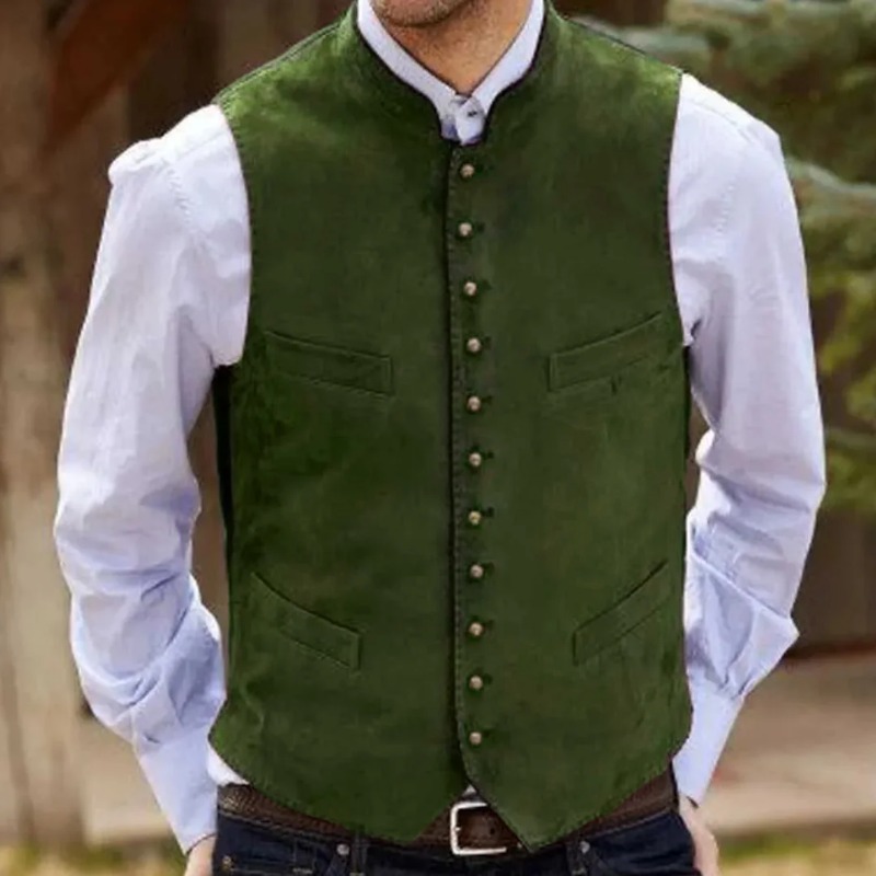 Męska kamizelka kawowa zamszow – Men Formal Wear Outfits recenzja i cena