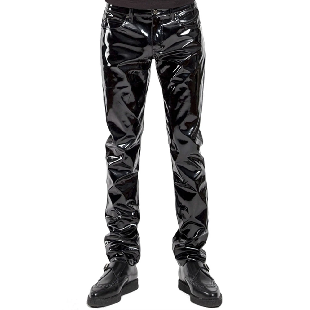 Spodnie męskie ze sztucznej sk – Men'S Gothic Formal Wear recenzja i cena