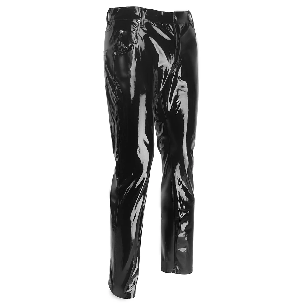 Spodnie męskie ze sztucznej sk – Men'S Gothic Formal Wear recenzja i cena
