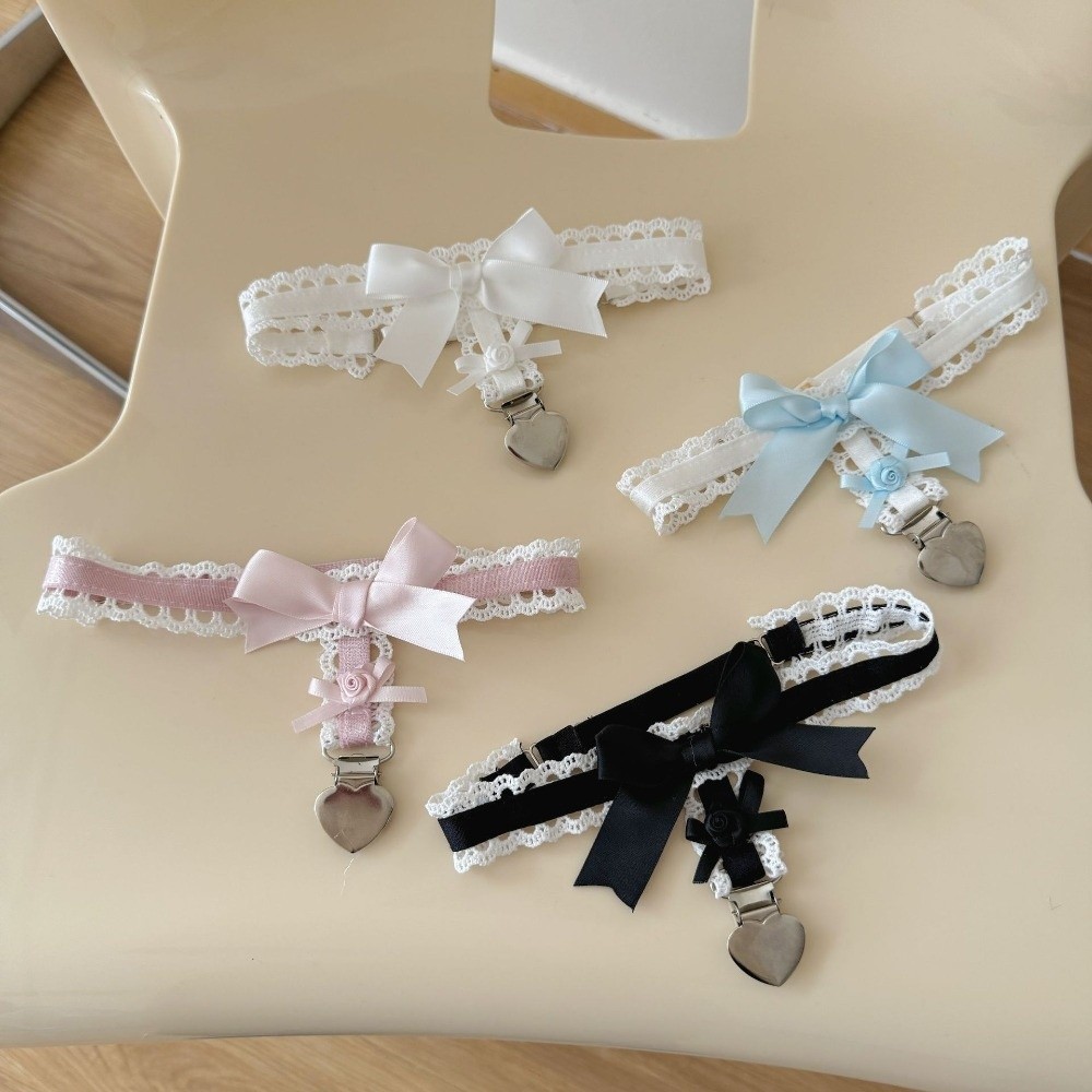Słodkie, marszczone podwiązki  – Tie Bar Clip recenzja i cena