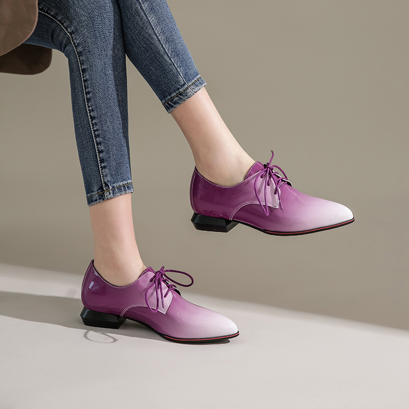Brytyjskie damskie oksfordzie  – Patent Leather Oxford recenzja i cena