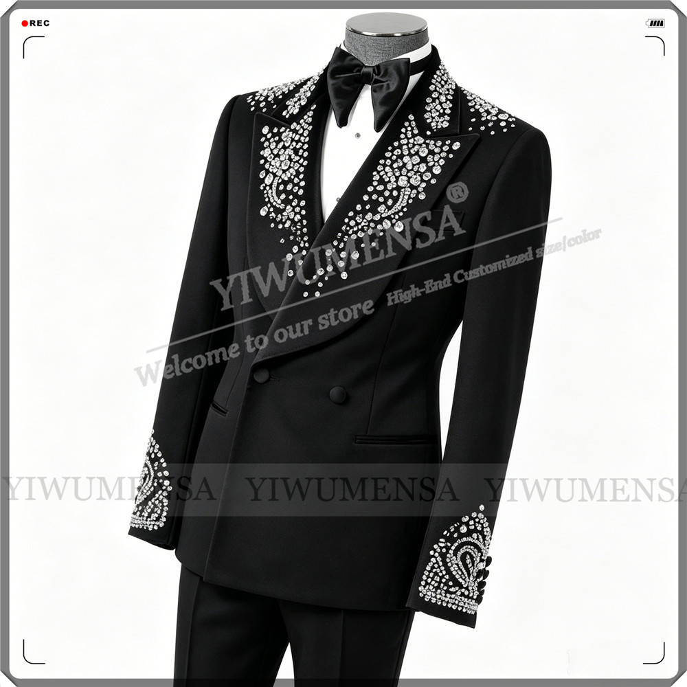 Luksusowy garnitur ślubny męsk – Men Formal Wear Outfits recenzja i cena