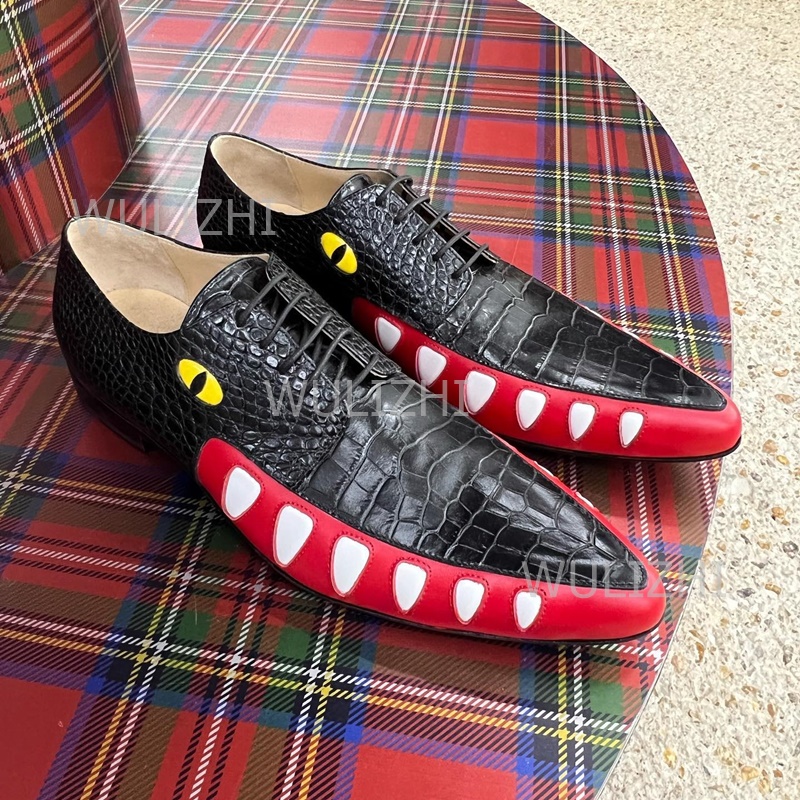 Męskie czarne skórzane mokasyn – Patent Leather Oxford recenzja i cena