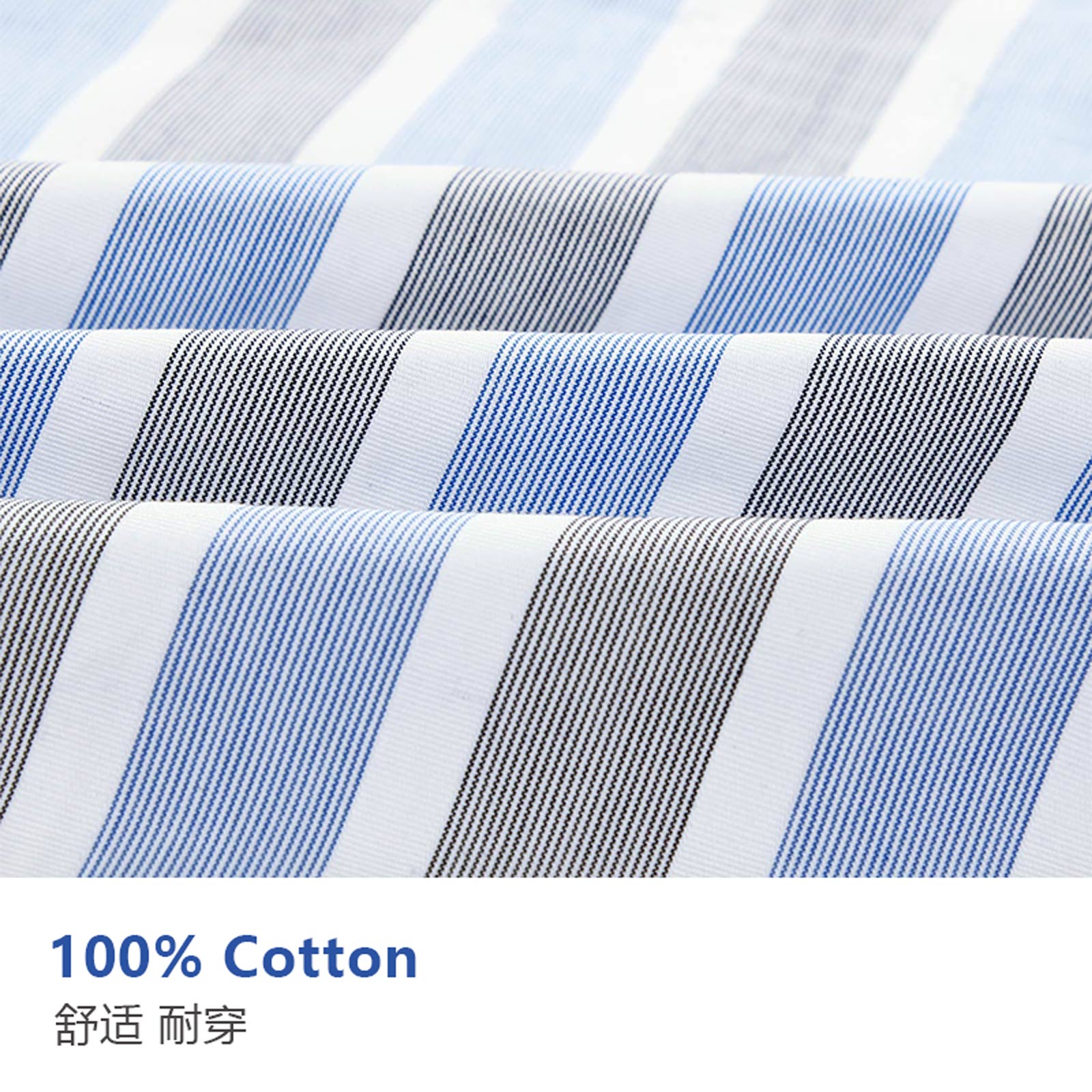 Męska koszula w paski ze 100%  – Men Formal Office Wear Shirts recenzja i cena