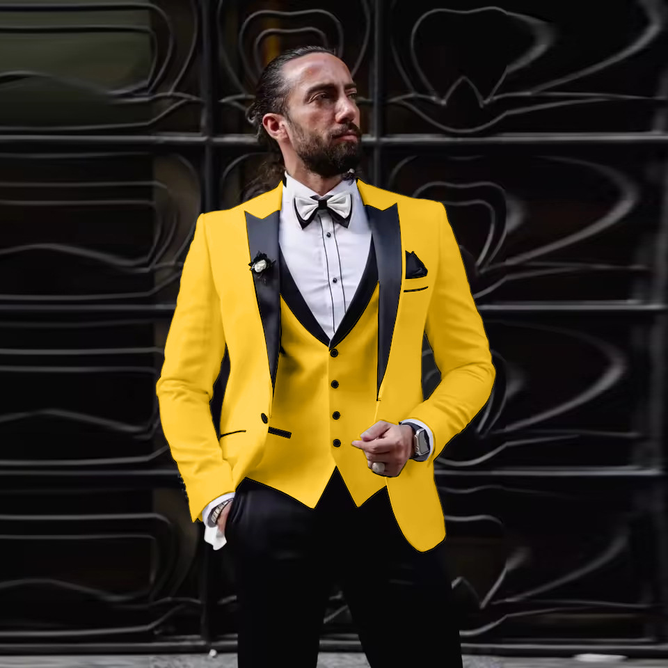 Męski trzyczęściowy smoking sl – Men'S Formal Dinner Wear recenzja i cena