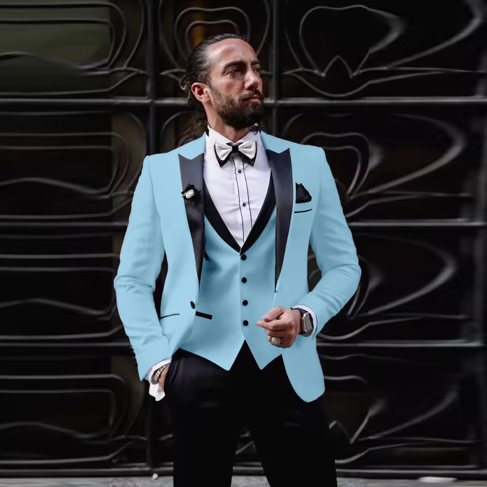 Męski trzyczęściowy smoking sl – Men'S Formal Dinner Wear recenzja i cena