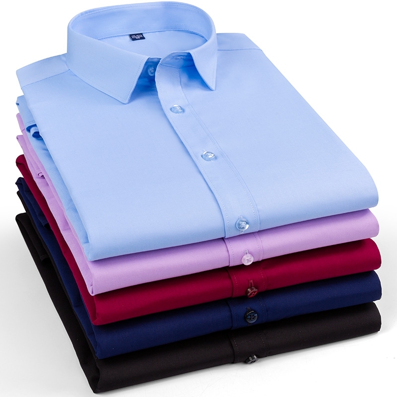 Męska koszula z długim rękawem – Men Formal Office Wear Shirts recenzja i cena