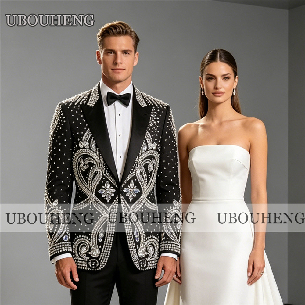Wykwintny garnitur ślubny dla  – Men'S Formal Dinner Wear recenzja i cena