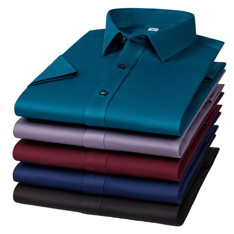 Męska koszula bez prasowania,  – Men Formal Office Wear Shirts recenzja i cena