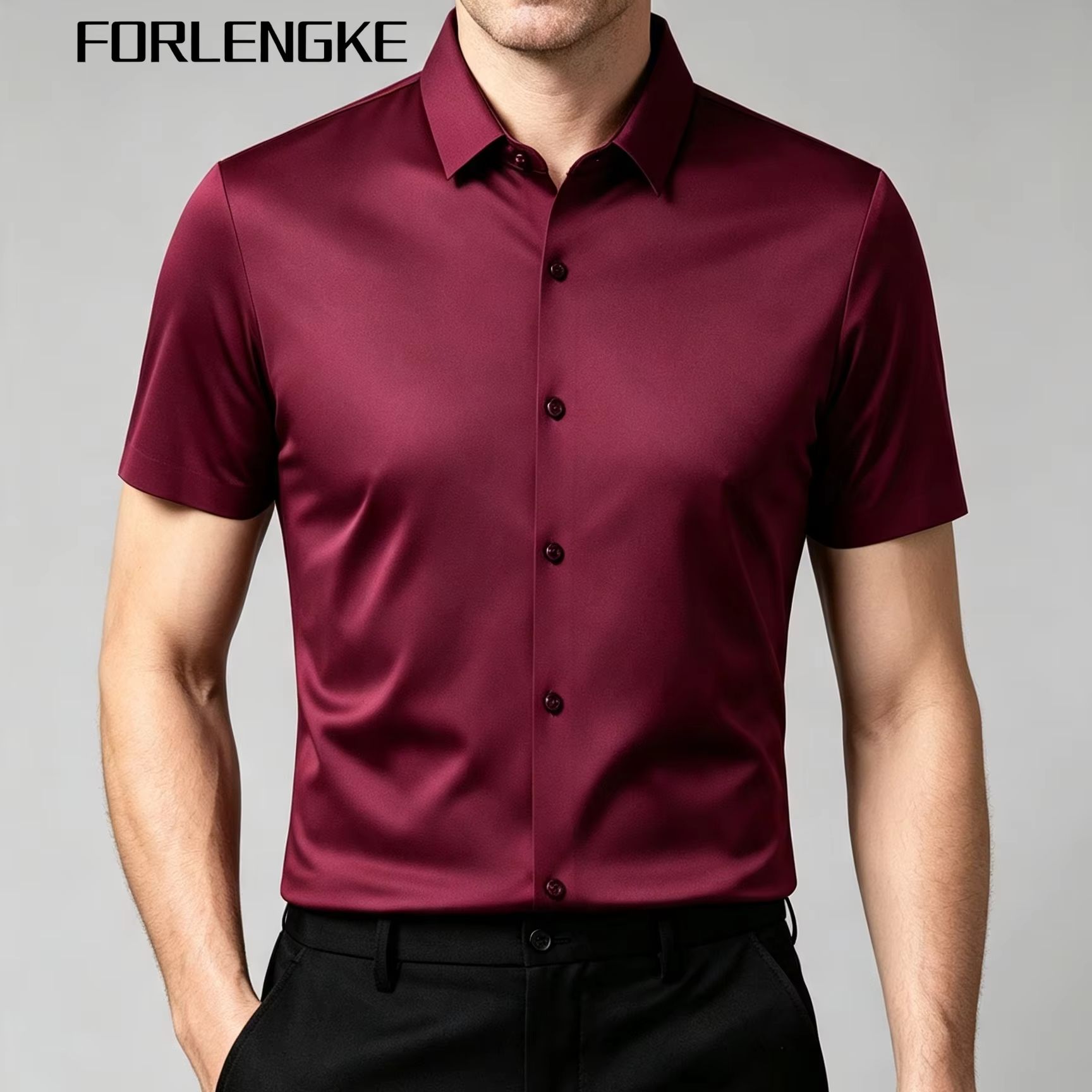 Męska koszula biznesowa FORLEN – Men Formal Office Wear Shirts recenzja i cena