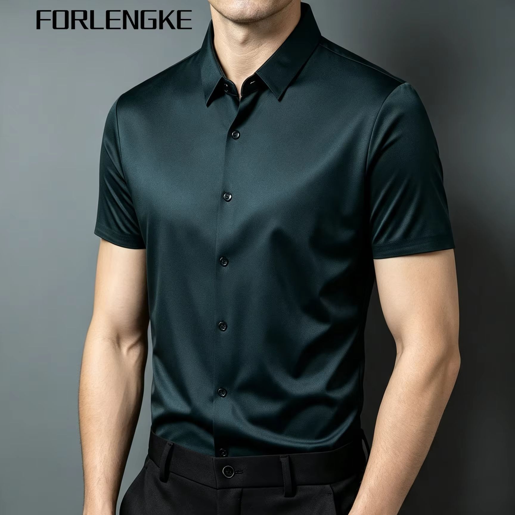 Męska koszula biznesowa FORLEN – Men Formal Office Wear Shirts recenzja i cena