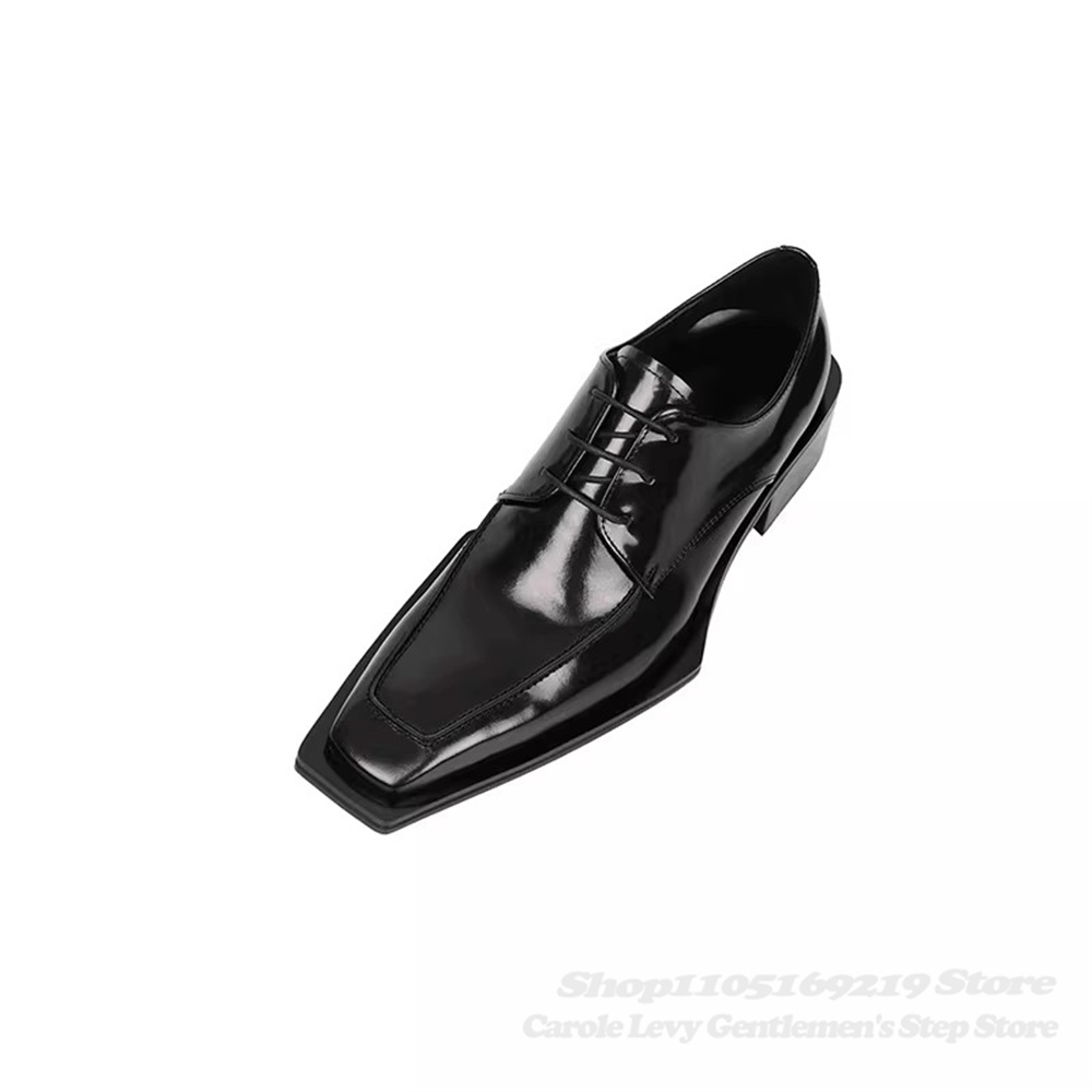 Czarne lakierowane męskie buty – Patent Leather Oxford recenzja i cena