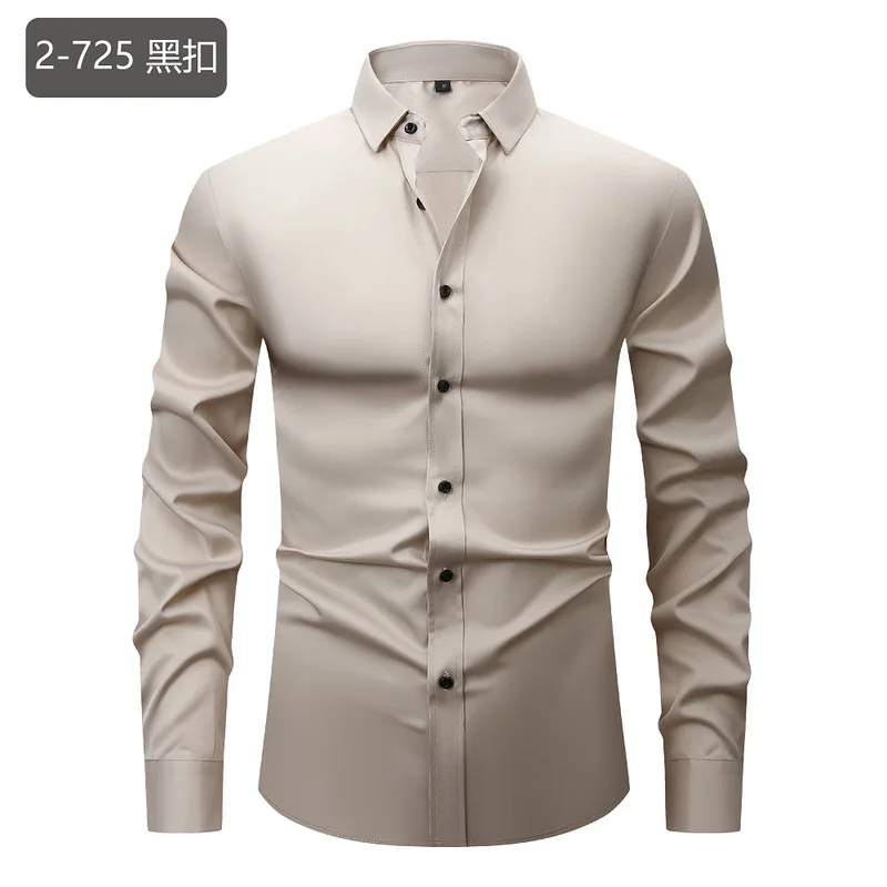 Nowość: Męskie białe koszule b – Men Formal Office Wear Shirts recenzja i cena