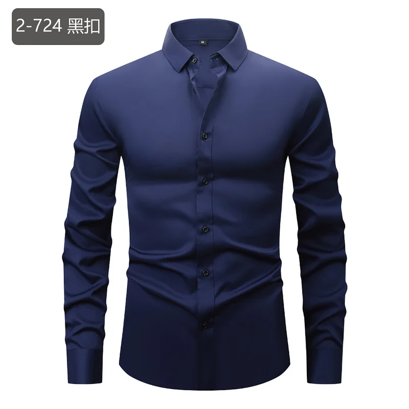 Nowość: Męskie białe koszule b – Men Formal Office Wear Shirts recenzja i cena