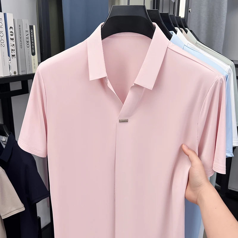 Elegancka koszula męska z krót – Men Formal Office Wear Shirts recenzja i cena